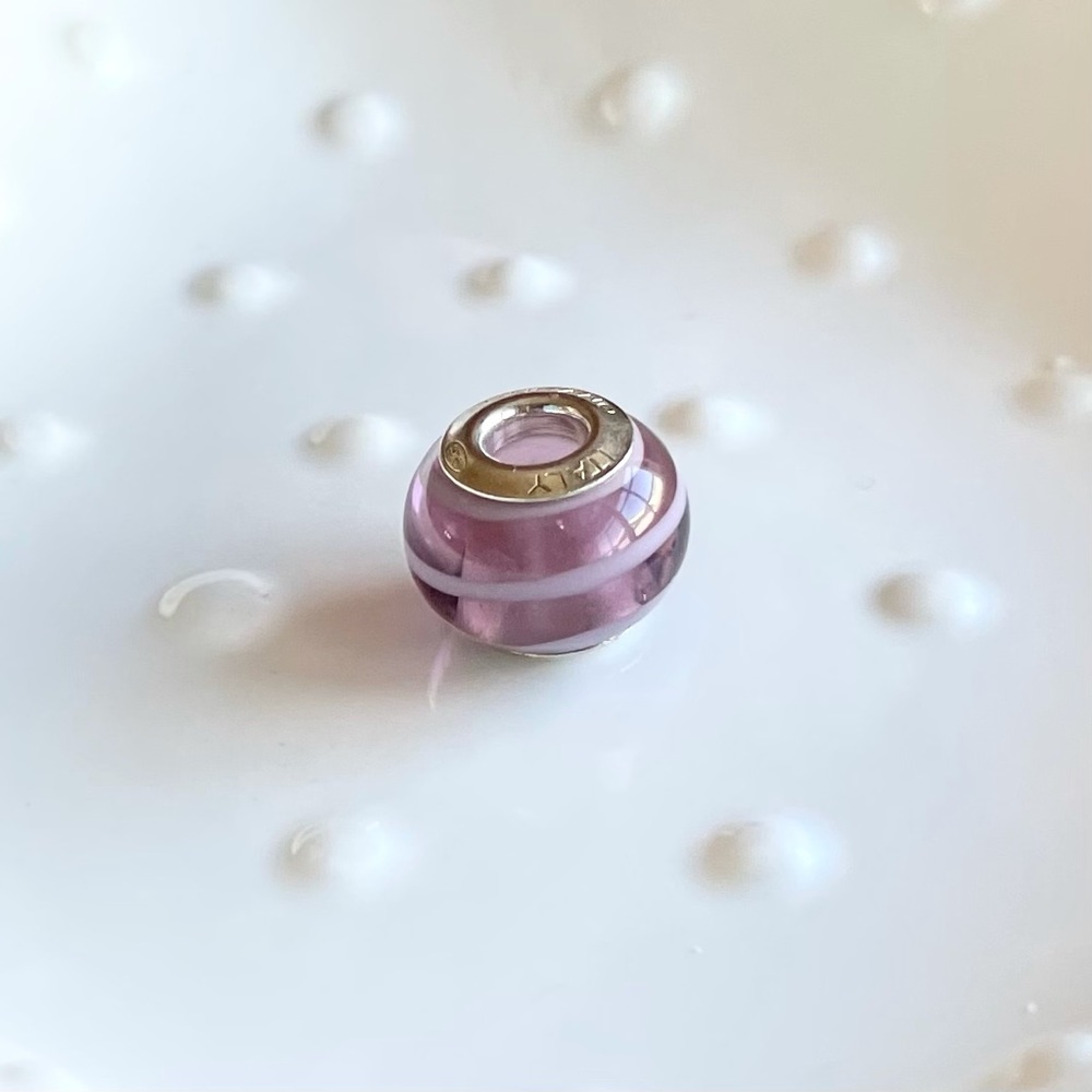 michael anthony murano glass bead charm